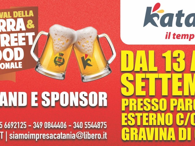 Festival della Birra Gravina di Catania locandina